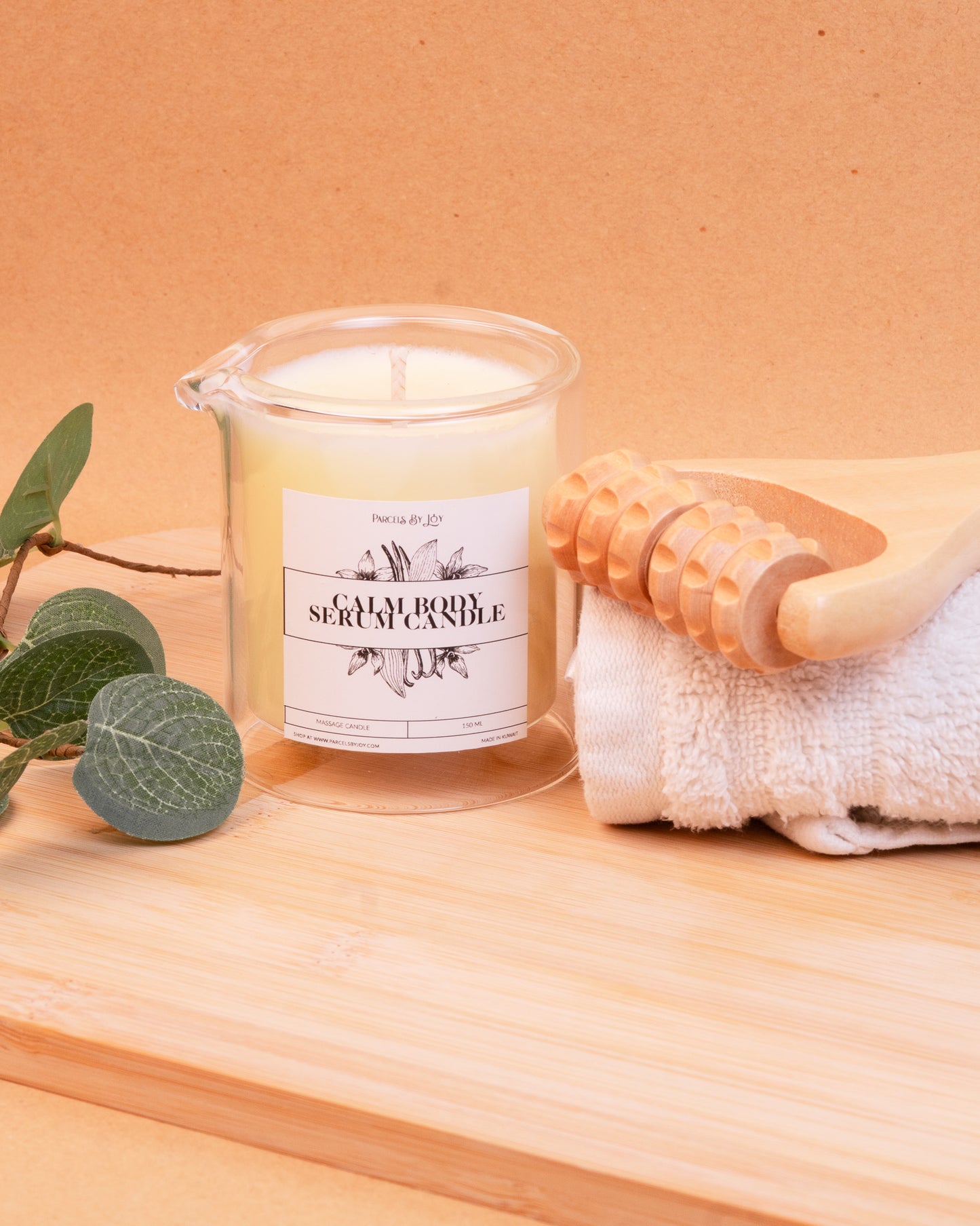 The Calm body Serum Candle