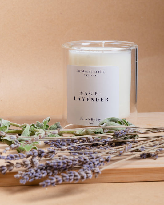 The White Sage & Lavender Candle