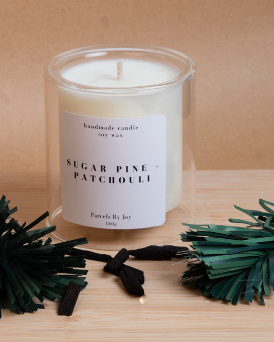 The Sugar Pine & Patchouli Candle